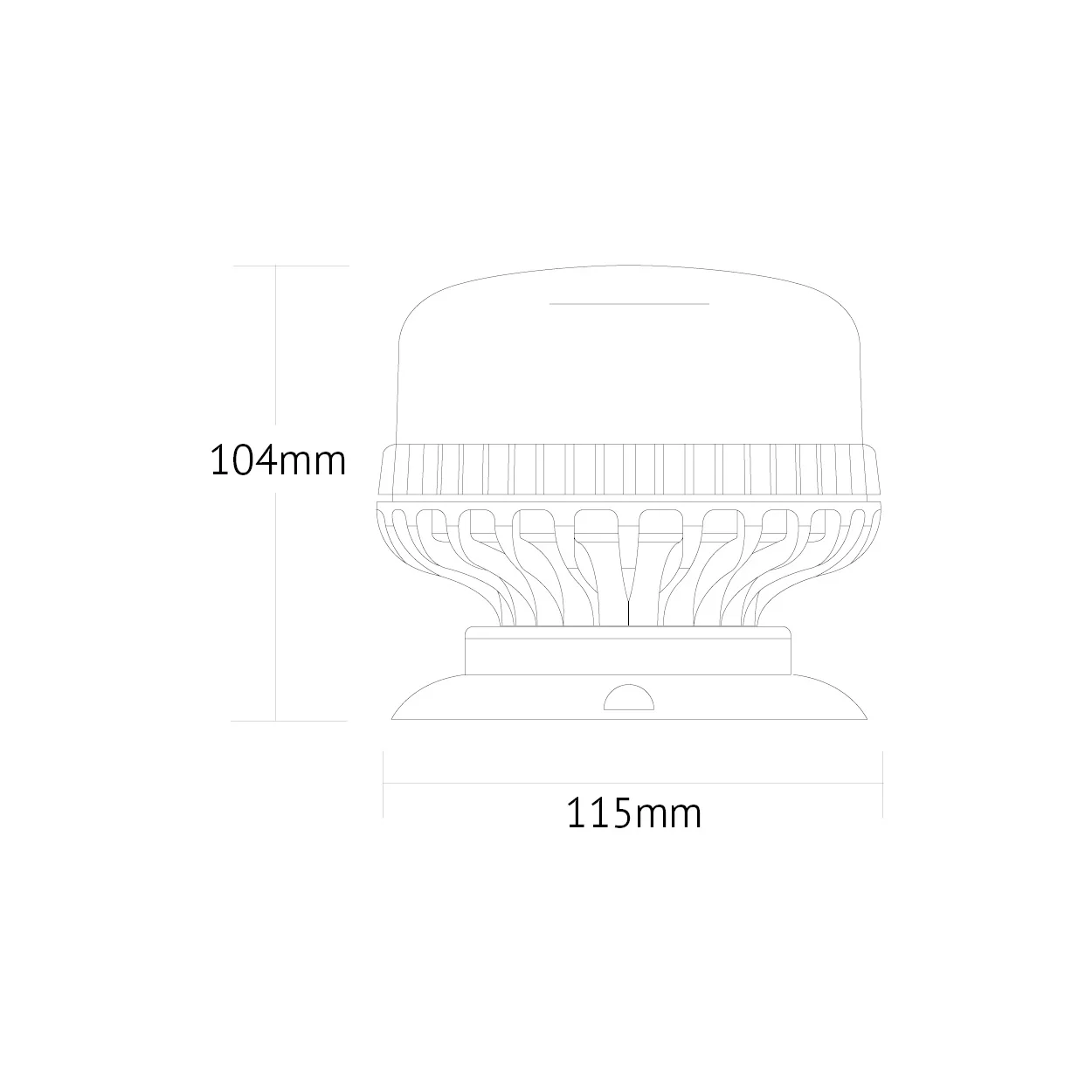 BBL003 LED Beacon Magnetic - Image 2