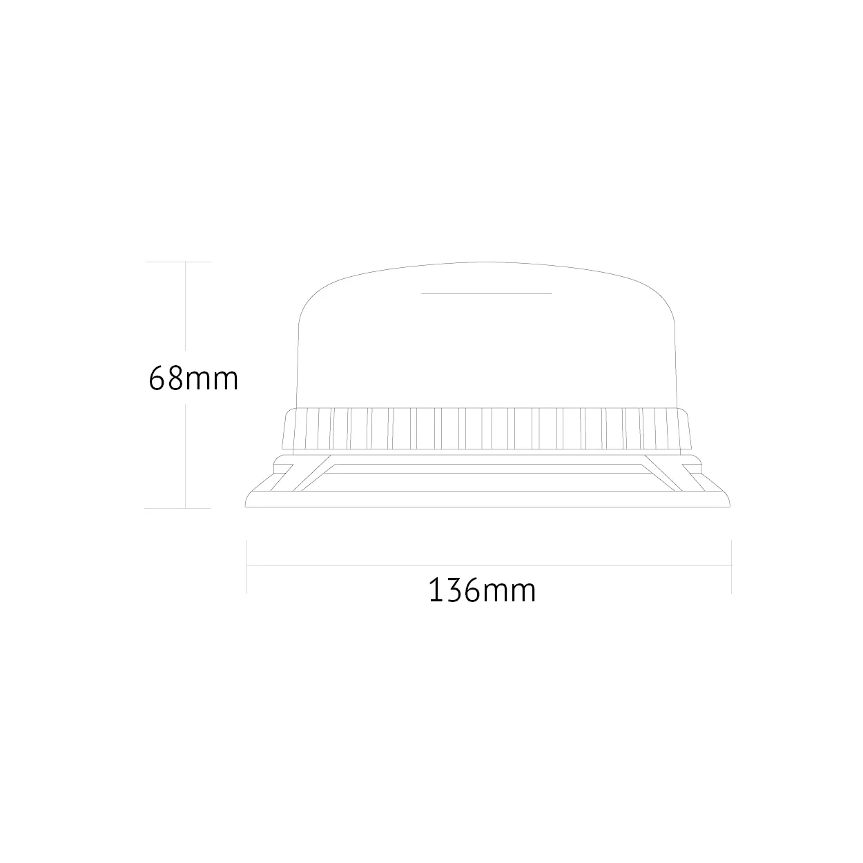 BBL005 LED Beacon 3 Bolt - Image 2