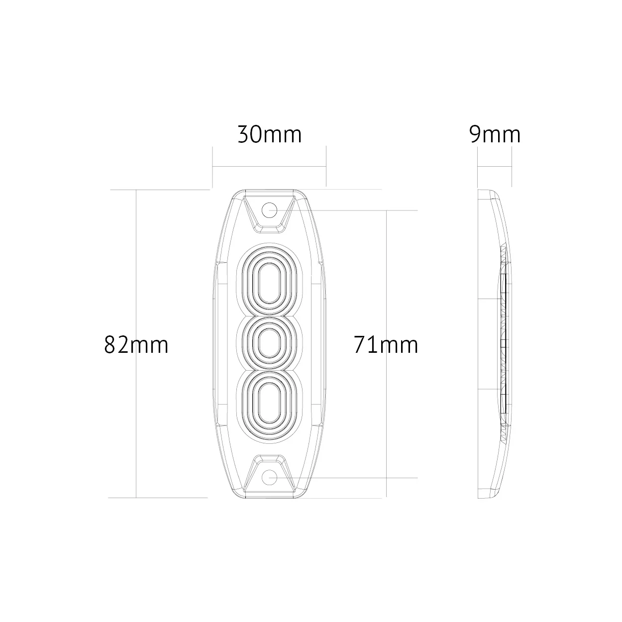 BBL009 3 x LED Directional Light - Image 2