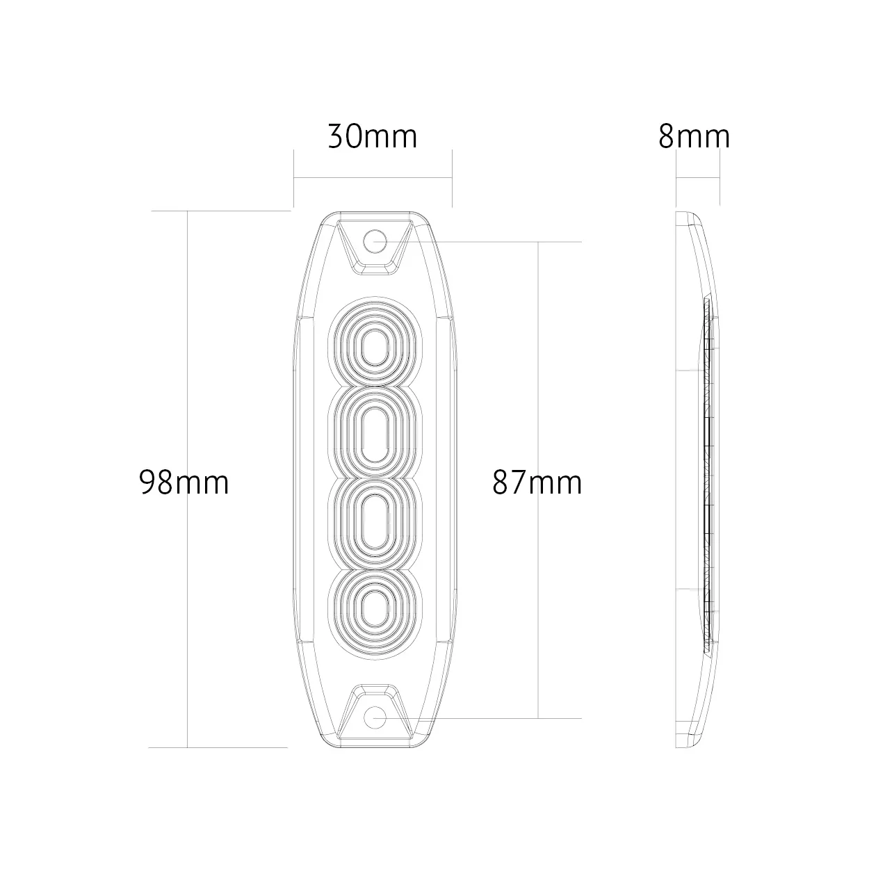 BBL010 4 x LED Directional Light - Image 2