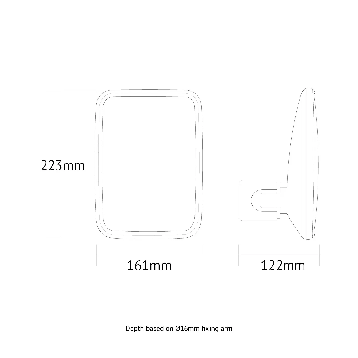 VM3 - Standard Mirror (Black) - Image 5