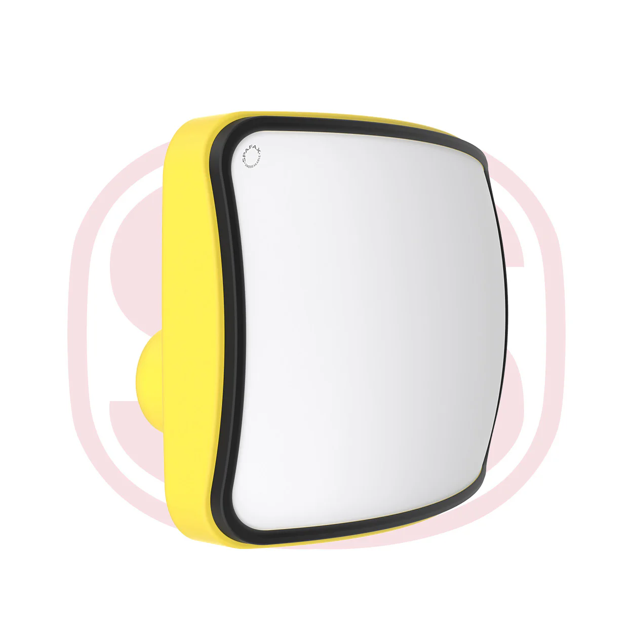 VM5YH - Wide Angle Heated Mirror (Yellow)